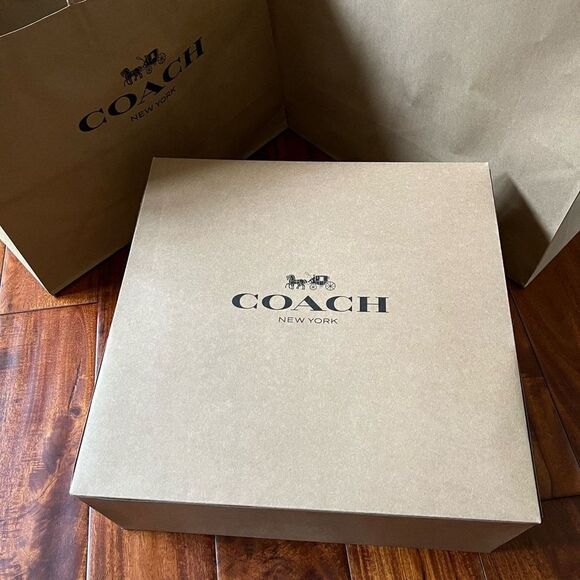 COACH Gift Paper Bag ONLY for Purses Satchel tote Crossbody Xbody Messenger - Picture 9 of 16